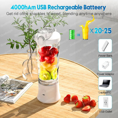 Portable Rechargeable Juicer Blender