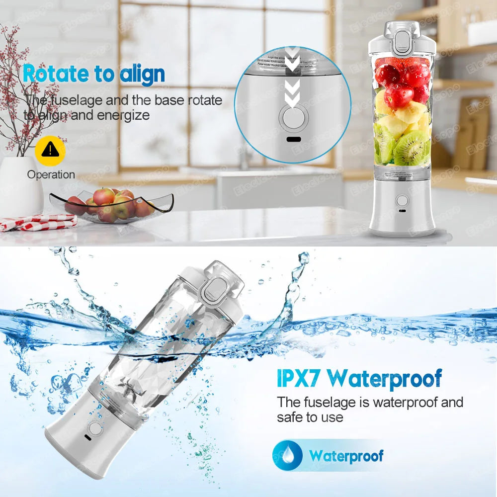 Aapon mini market - Portable Rechargeable Juicer Blender