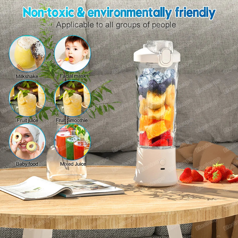 Aapon mini market - Portable Rechargeable Juicer Blender