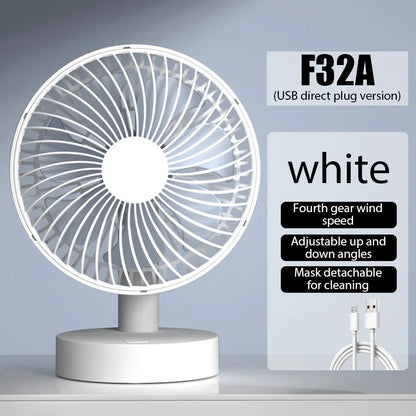Aapon Mini Market Ltd Portable USB Electric Fan for Home Office