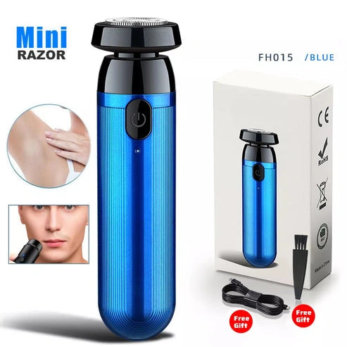 Aaponminimarket_Portable USB Rechargeable Mini Electric Shaver