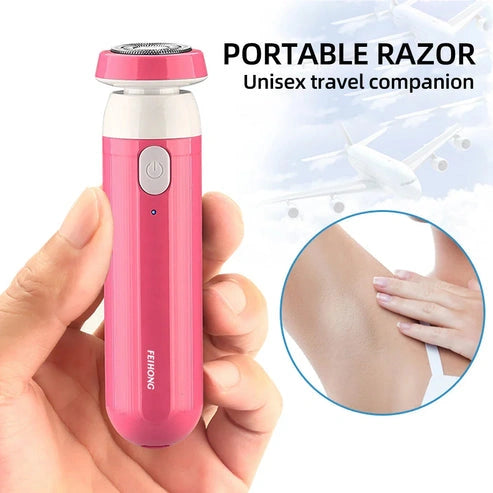 Aaponminimarket_Portable USB Rechargeable Mini Electric Shaver