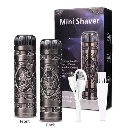 Aaponminimarket_Portable USB Rechargeable Mini Electric Shaver