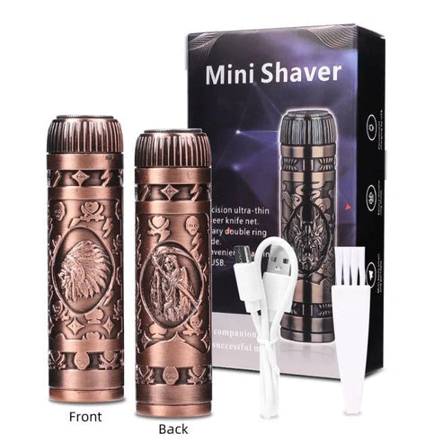Aaponminimarket_Portable USB Rechargeable Mini Electric Shaver