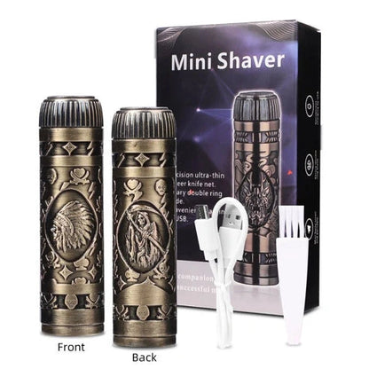Aaponminimarket_Portable USB Rechargeable Mini Electric Shaver