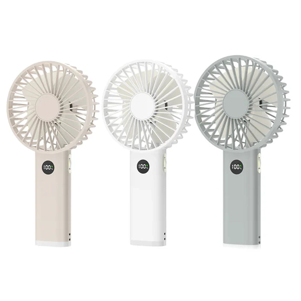 Aapon Mini Market Ltd Portable Handheld High-Speed Fan with LED Display