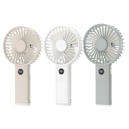 Aapon Mini Market Ltd Portable Handheld High-Speed Fan with LED Display