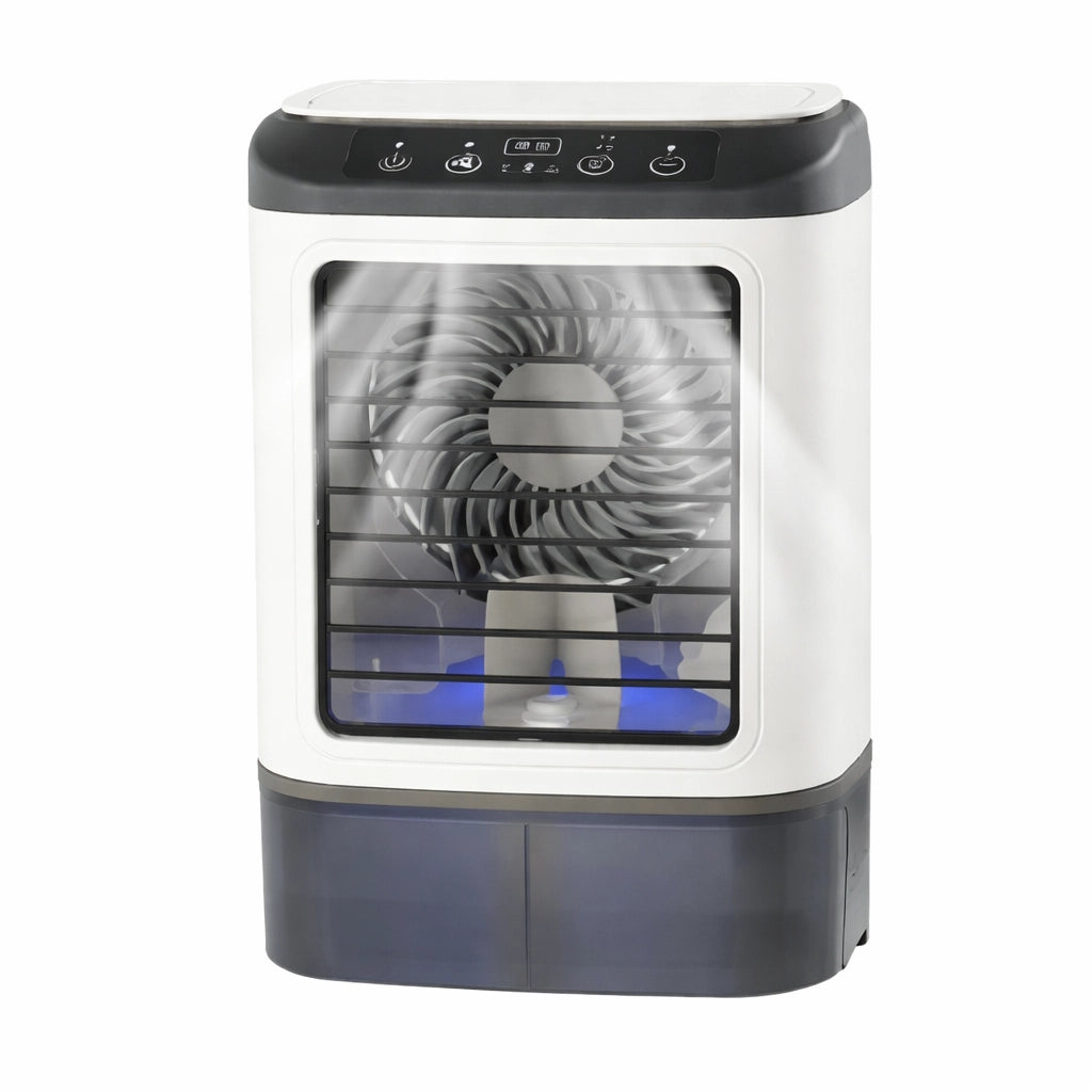 Aapon Mini Market Ltd Portable Ultrasonic Air Cooler Fan with Night Light