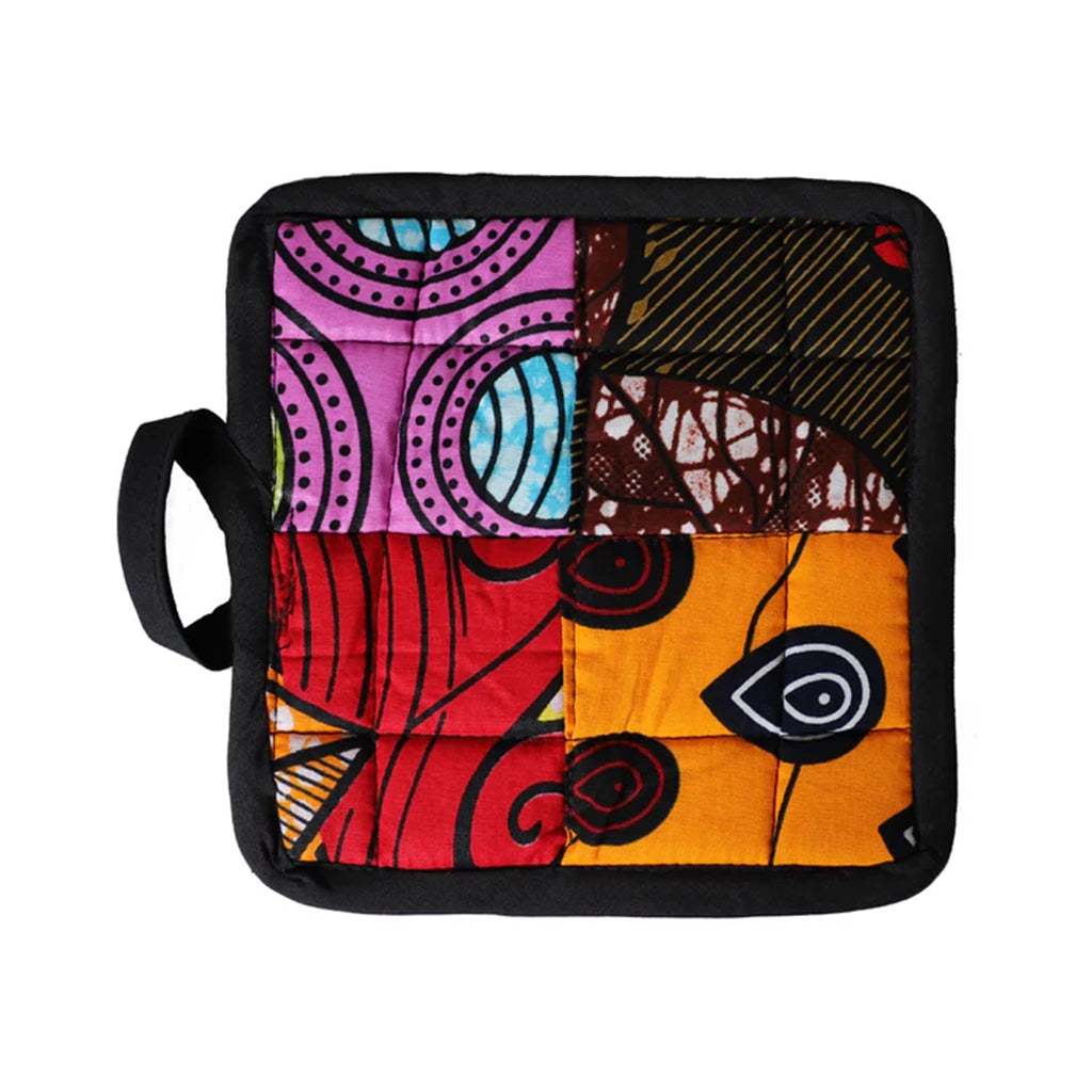 Aapon mini market -Pot Holder Kitenge Patch | Hand sewn in Tanzania