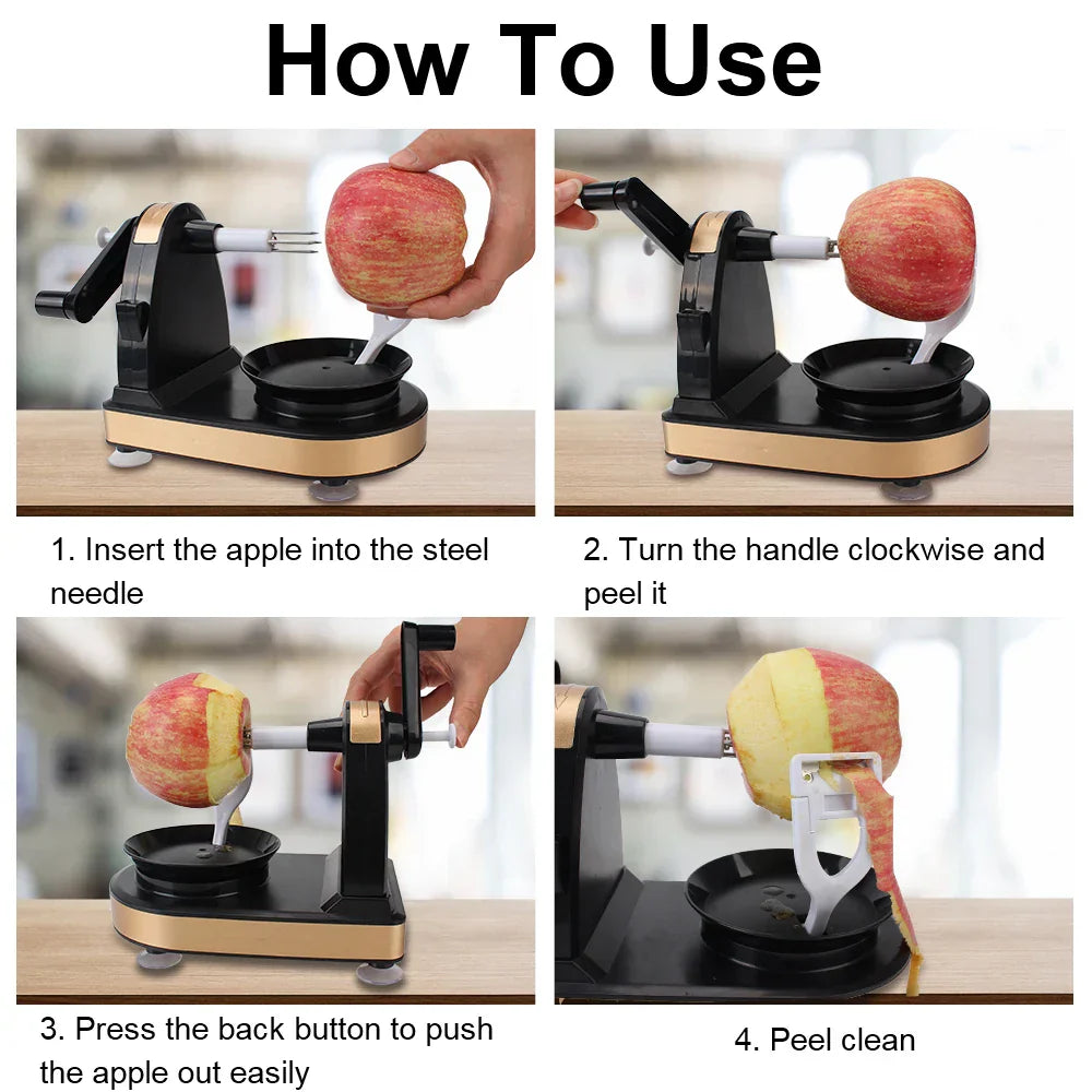 Aapon mini market -Hand-Cranked Multifunctional Fruit & Vegetable Peeler