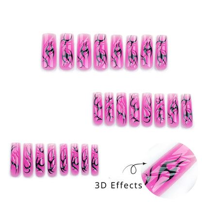 Aapon Mini Market Ltd Press-On Nail Art Set