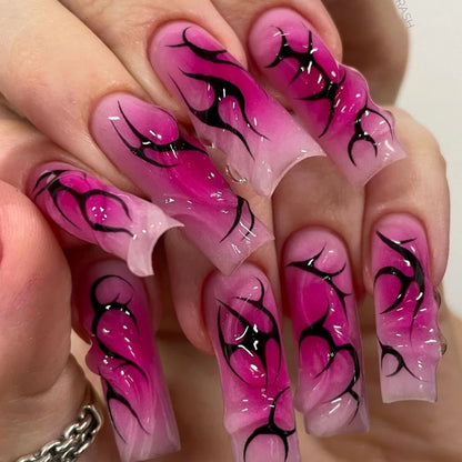 Aapon Mini Market Ltd Press-On Nail Art Set