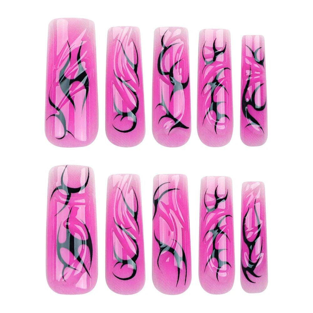 Aapon Mini Market Ltd Press-On Nail Art Set