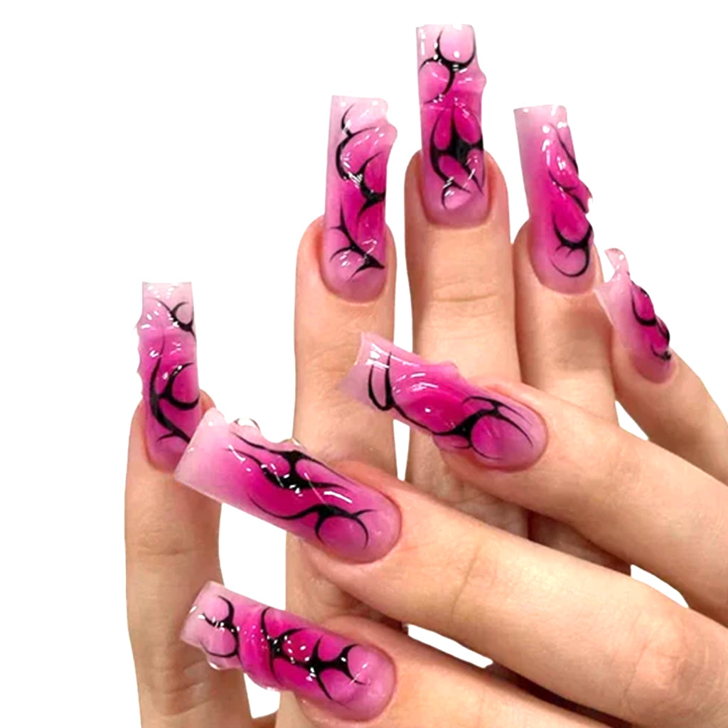 Aapon Mini Market Ltd Press-On Nail Art Set