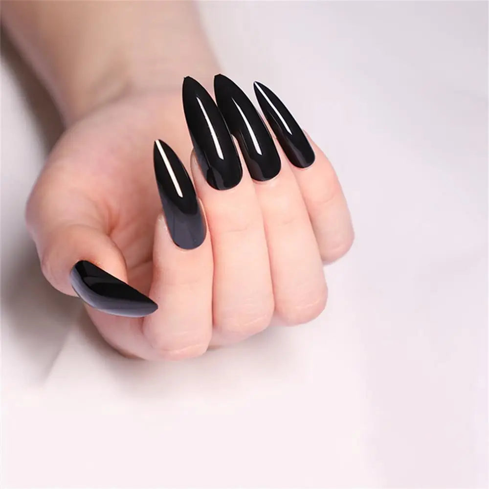 Punk Snake Stiletto Nail Art Set