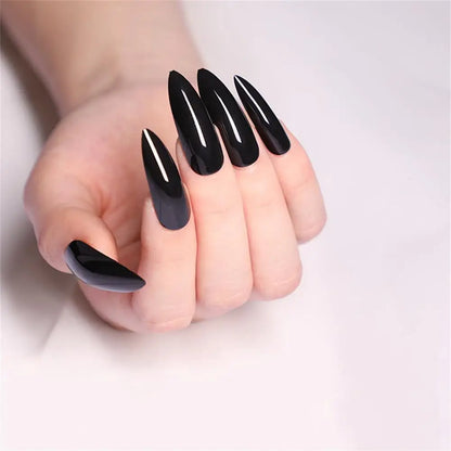 Punk Snake Stiletto Nail Art Set