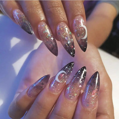 Aapon Mini Market Ltd Punk Snake Stiletto Nail Art Set