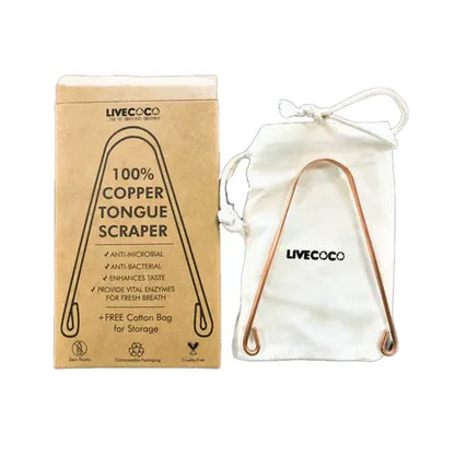 Aaponminimarket Pure Copper Tongue Scraper