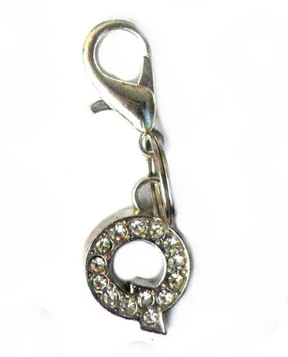 Aaponminimarket A–Z Crystal Letter Pet Charms