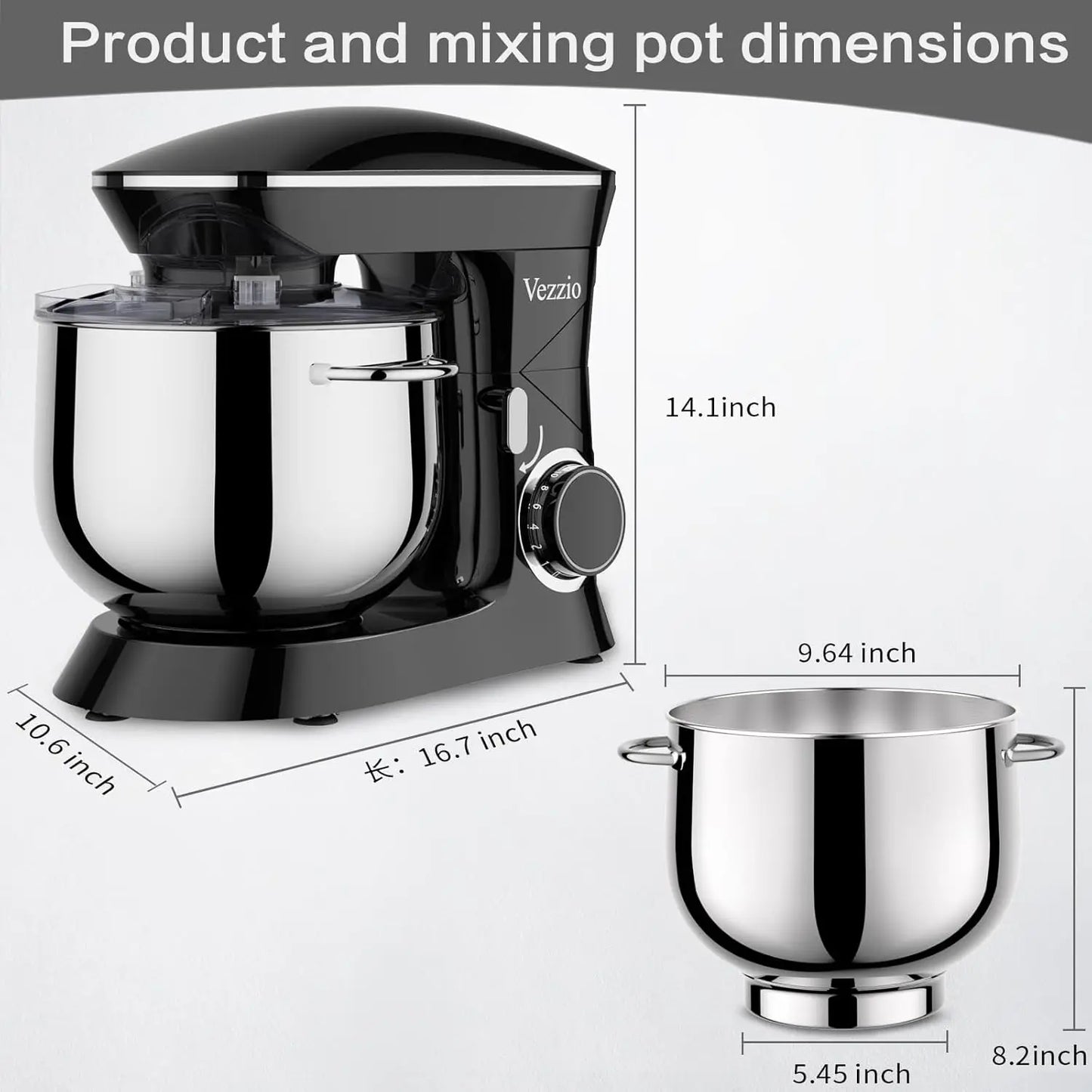 Qt Electric Stand Mixer