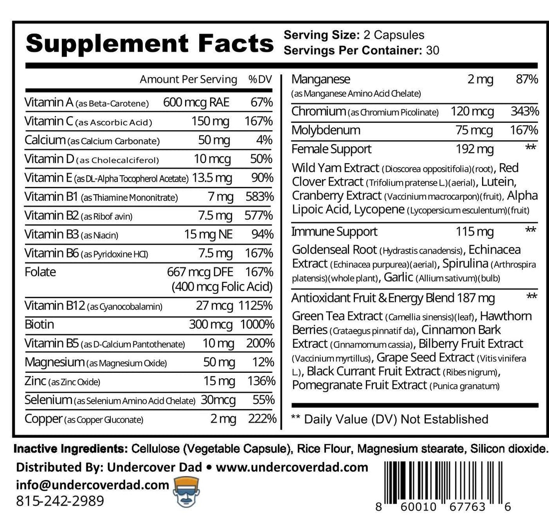 Aaponminimarket Daily Routine - Women’s Multivitamin