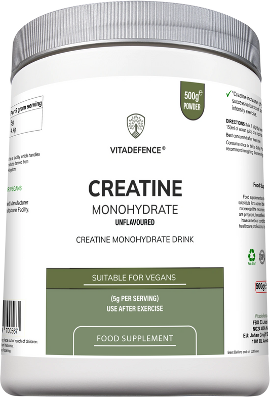 Aaponminimarket Creatine Monohydrate | Pure Unflavoured Creatine Powder – 500 g