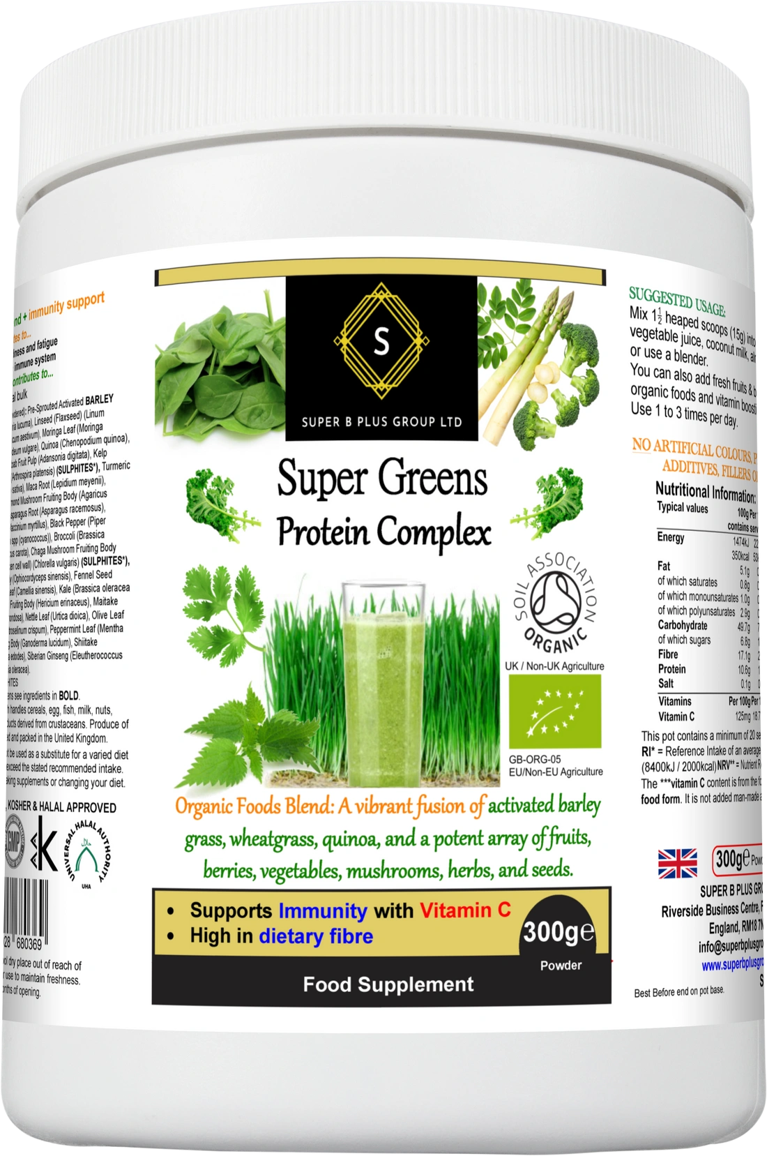 Aaponminimarket Super Greens Protein Complex