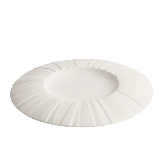Aapon mini market -Radiating Rim Ceramic Plate