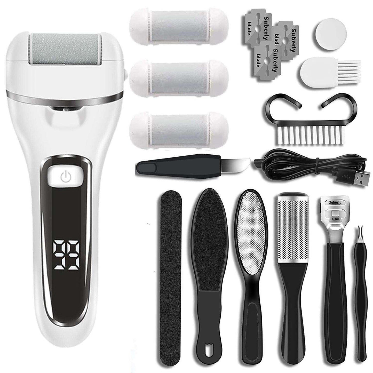 Aapon Mini Market Ltd - Rechargeable Electric Foot Care Callus Remover