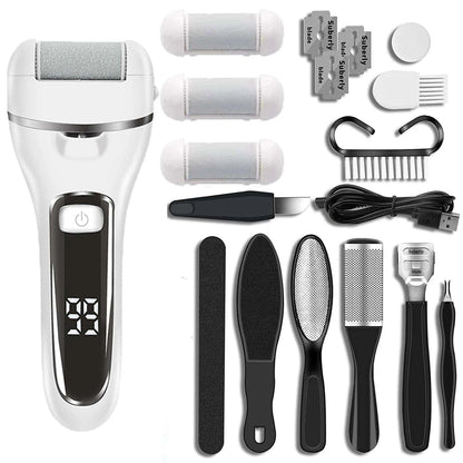 Aaponminimarket Rechargeable Electric Foot Care Callus Remover