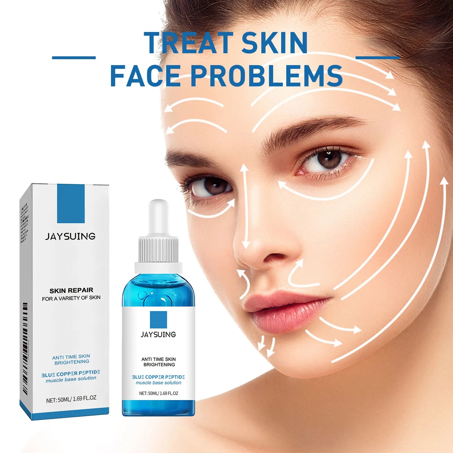 Aapon Mini Market Ltd Rejuvenating Blue Copper Peptide Facial Serum