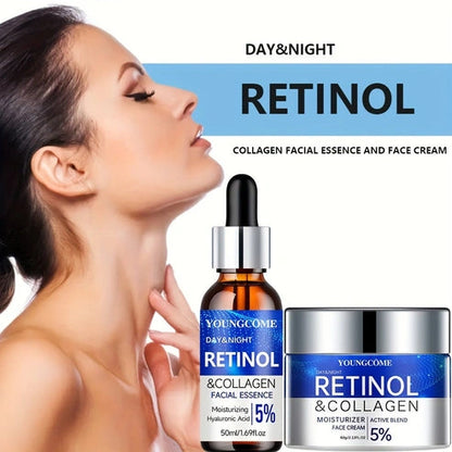Aaponminimarket Retinol & Collagen Cream/Serum Duo