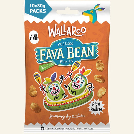Aaponminimarket Roasted Fava Bean Pieces - Sea Salt
