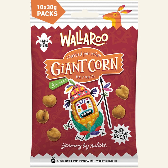 Aaponminimarket Roasted Peruvian Giant Corn Kernels - Sea Salt