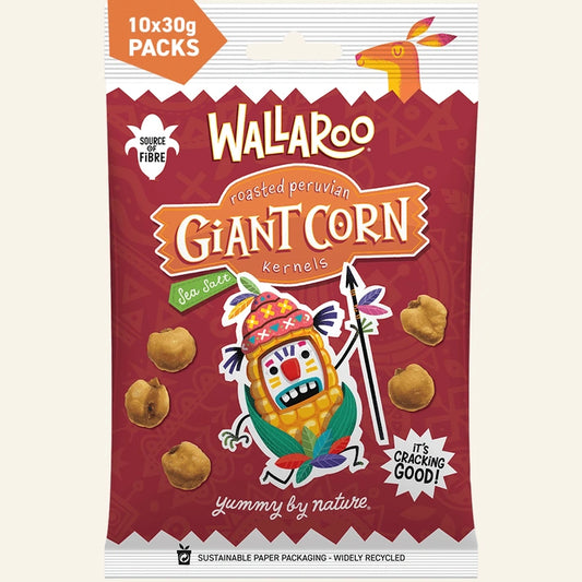 Aaponminimarket Roasted Peruvian Giant Corn Kernels - Sea Salt