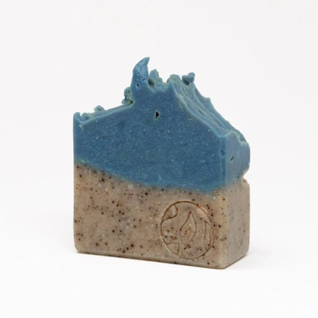 Aapon Mini Market Ltd - Rock Salt & Caffeine - Shea Butter Exfoliant Soap