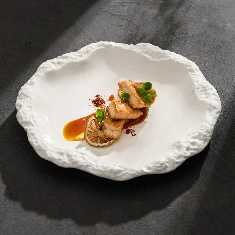 Aapon mini market -Rock Pattern Ceramic Plate