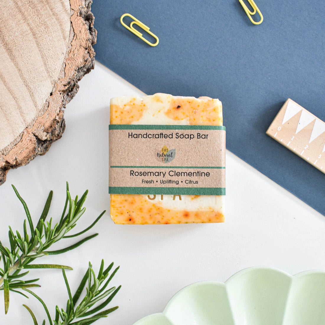 Aaponminimarket Rosemary Clementine Soap Bar 100g