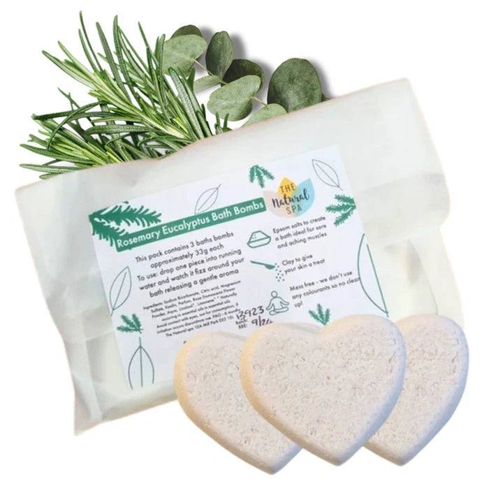 Aaponminimarket Rosemary Eucalyptus Aromatherapy Bath Bombs