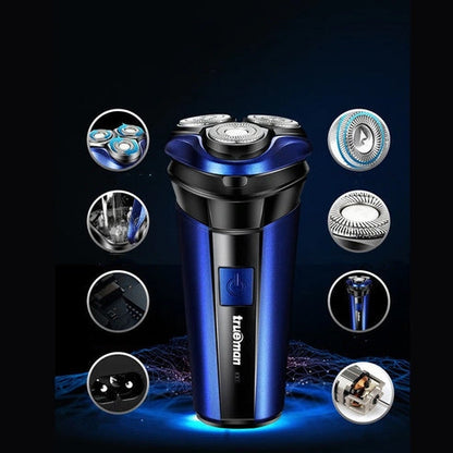 Aaponminimarket_Rotary Electric Three-Head Hair Trimmer