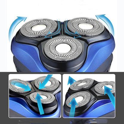 Aaponminimarket_Rotary Electric Three-Head Hair Trimmer