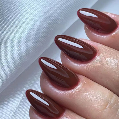 Glossy Acrylic Press-On Nails