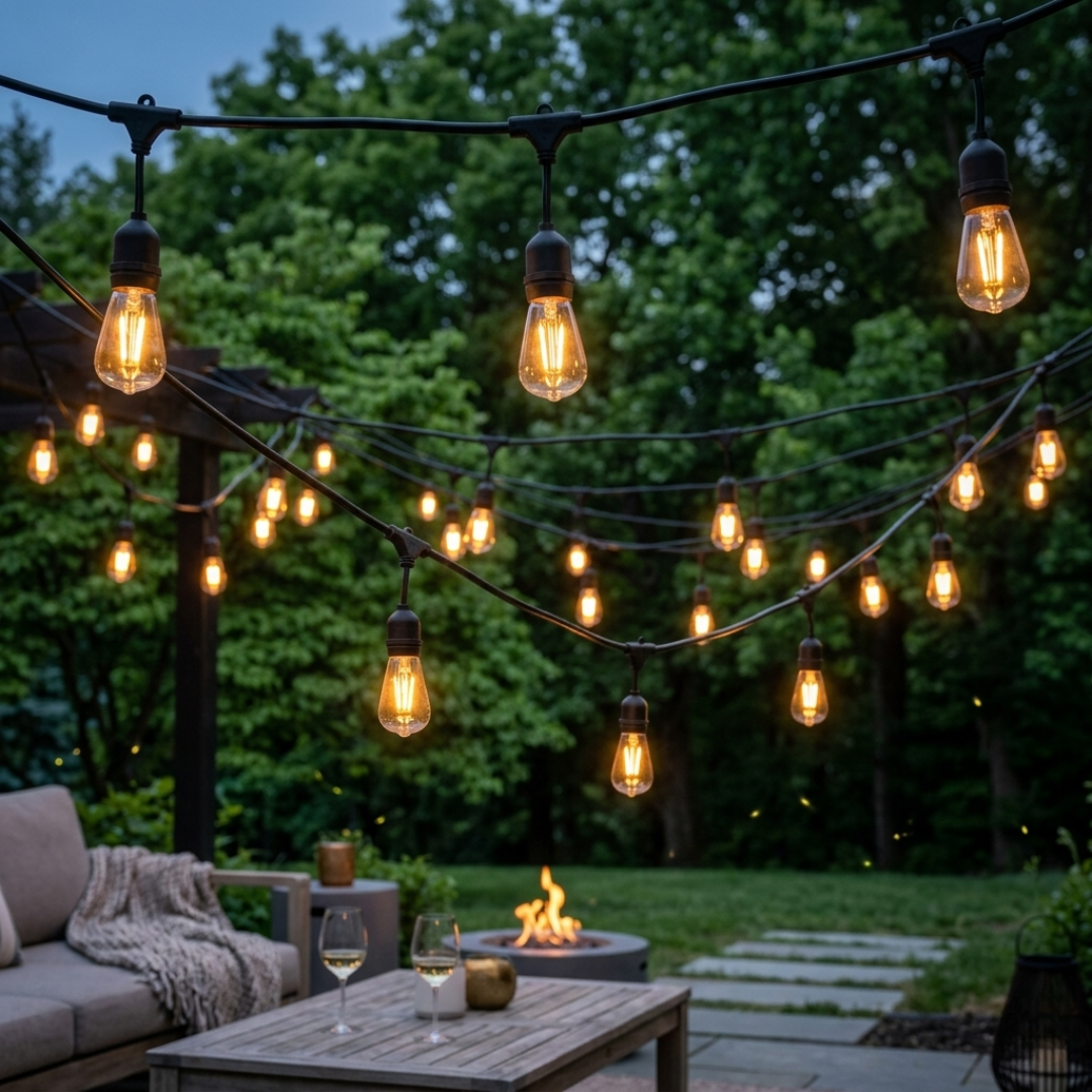 S14 Shatterproof LED Bulb - E27 Base 1W Waterproof Outdoor String Light Bulb ~6428