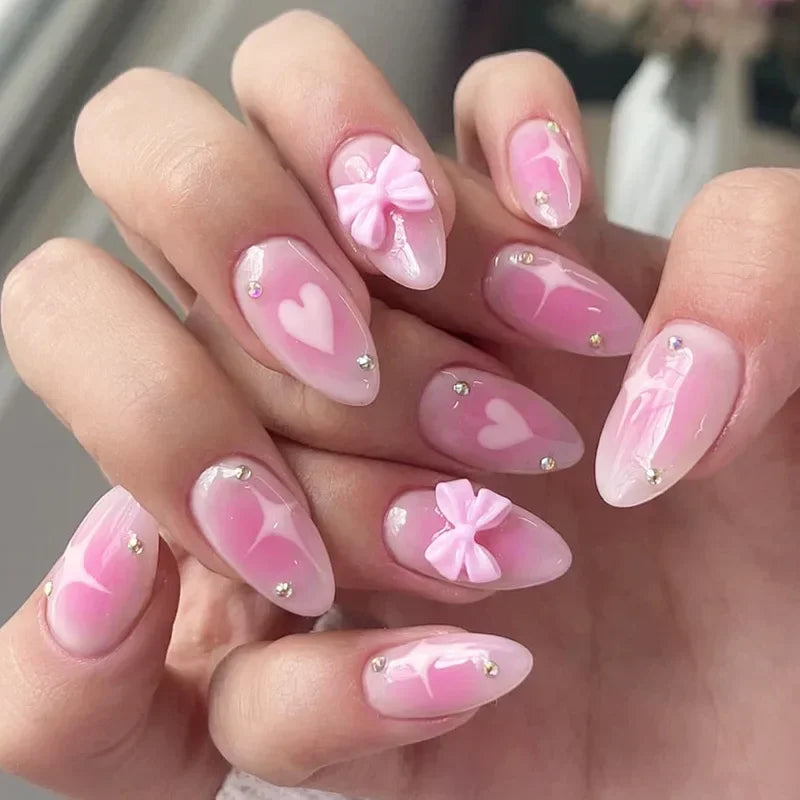 Aapon Mini Market Ltd Colorful 3D Press-On Nails