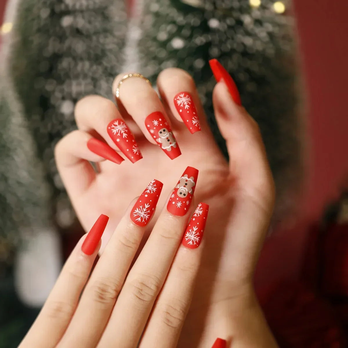 Christmas Press-On Nails – 24-Piece Sets, 60+ Designs – view 6