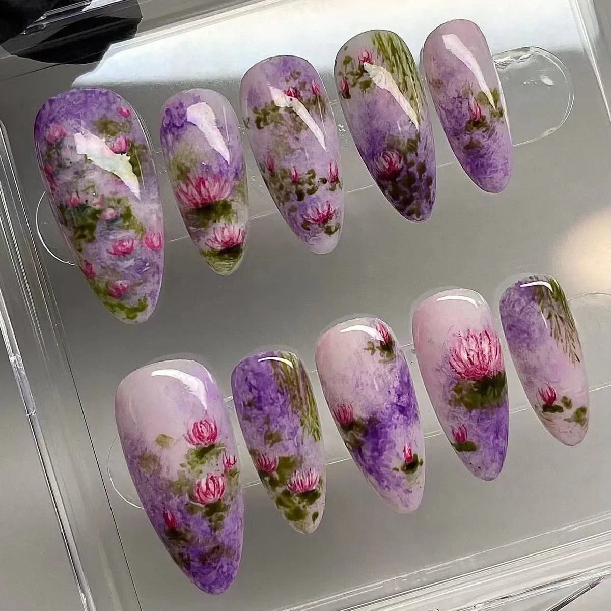 Aapon Mini Market Ltd Colorful 3D Press-On Nails