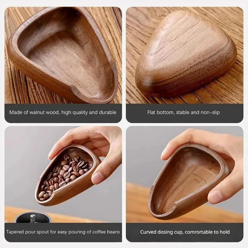 Aapon mini market - Walnut Wood Coffee/Tea Dosing Cup