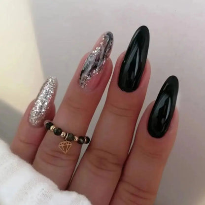 Punk Snake Stiletto Nail Art Set
