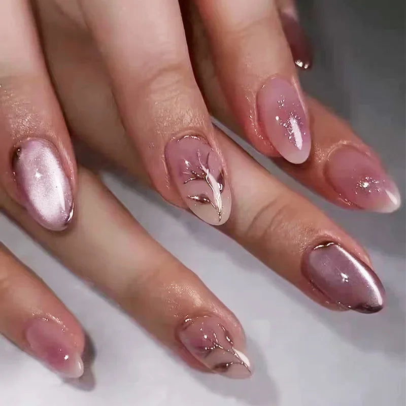 Aapon Mini Market Ltd Colorful 3D Press-On Nails
