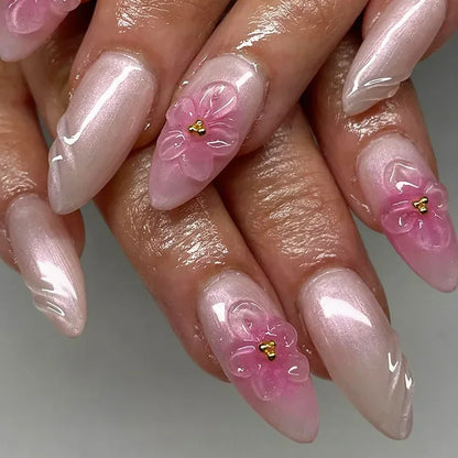 Colorful 3D Press-On Nails